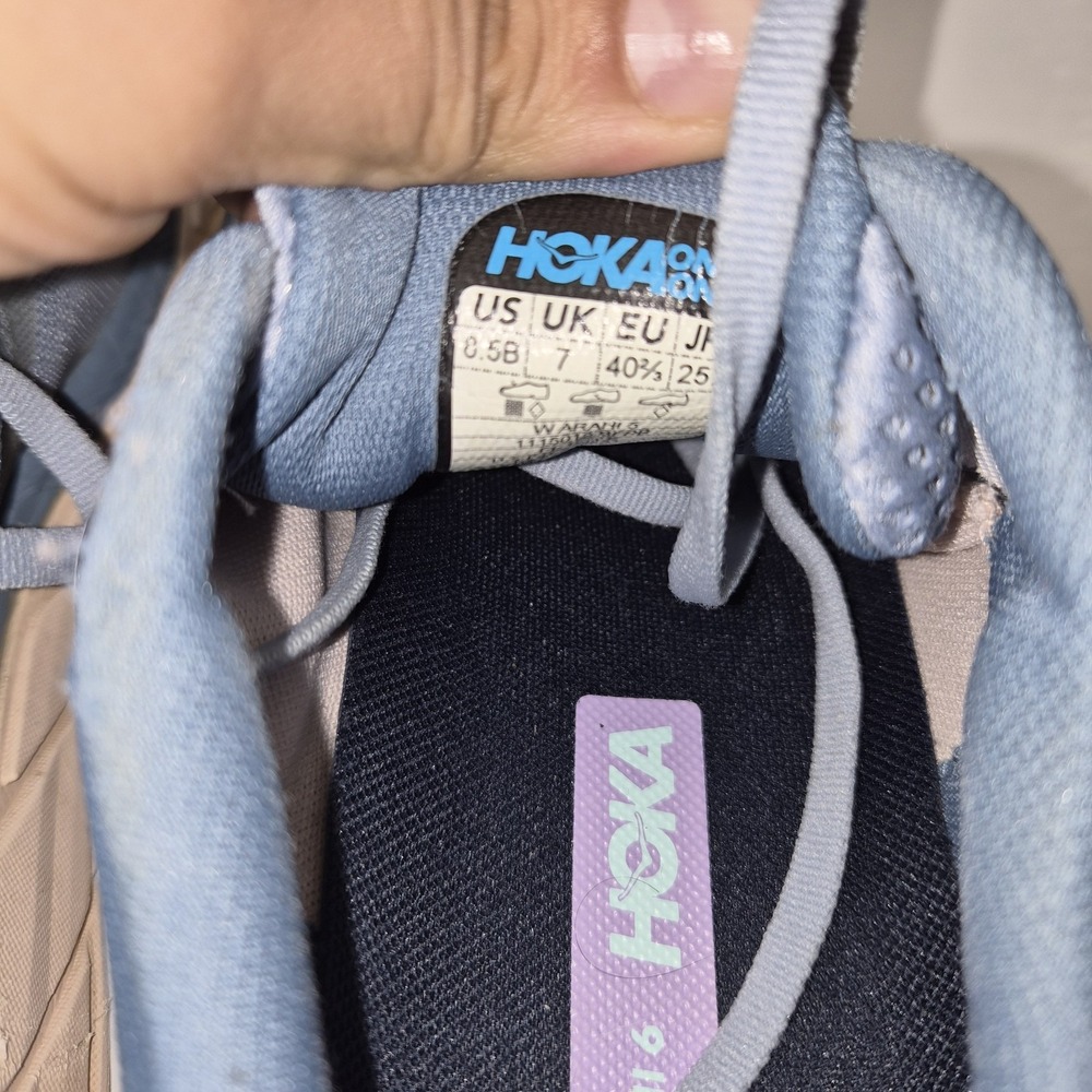 Hoka One One Arahi 5 Blue Running Shoes Stability Road Trainers Women's 8.5 - Picture 6 of 8